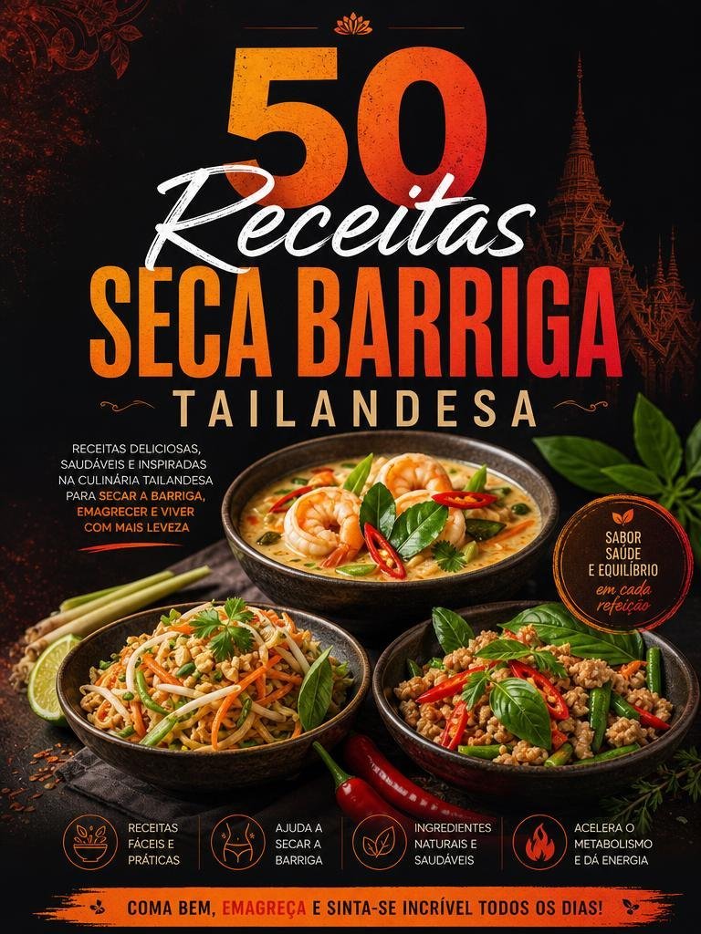 50 Receitas Seca Barriga Tailandesa